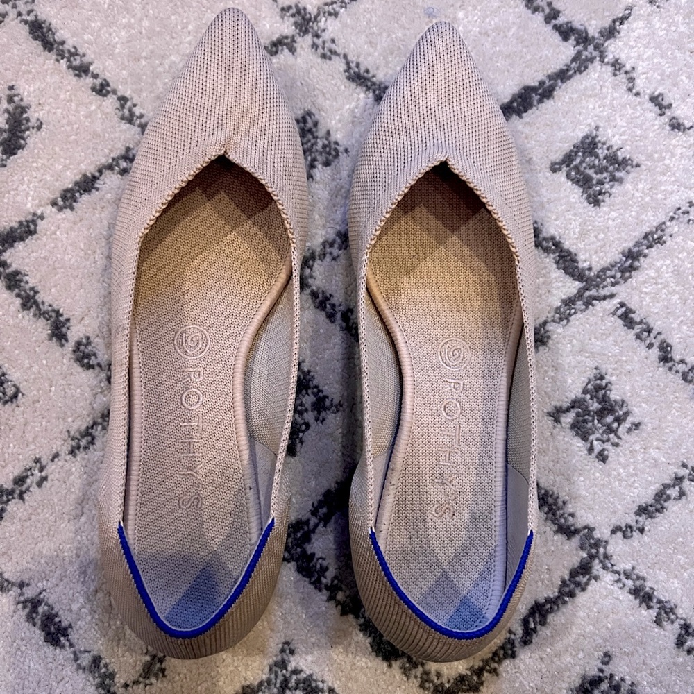 Rothy's The Point tortoise flats